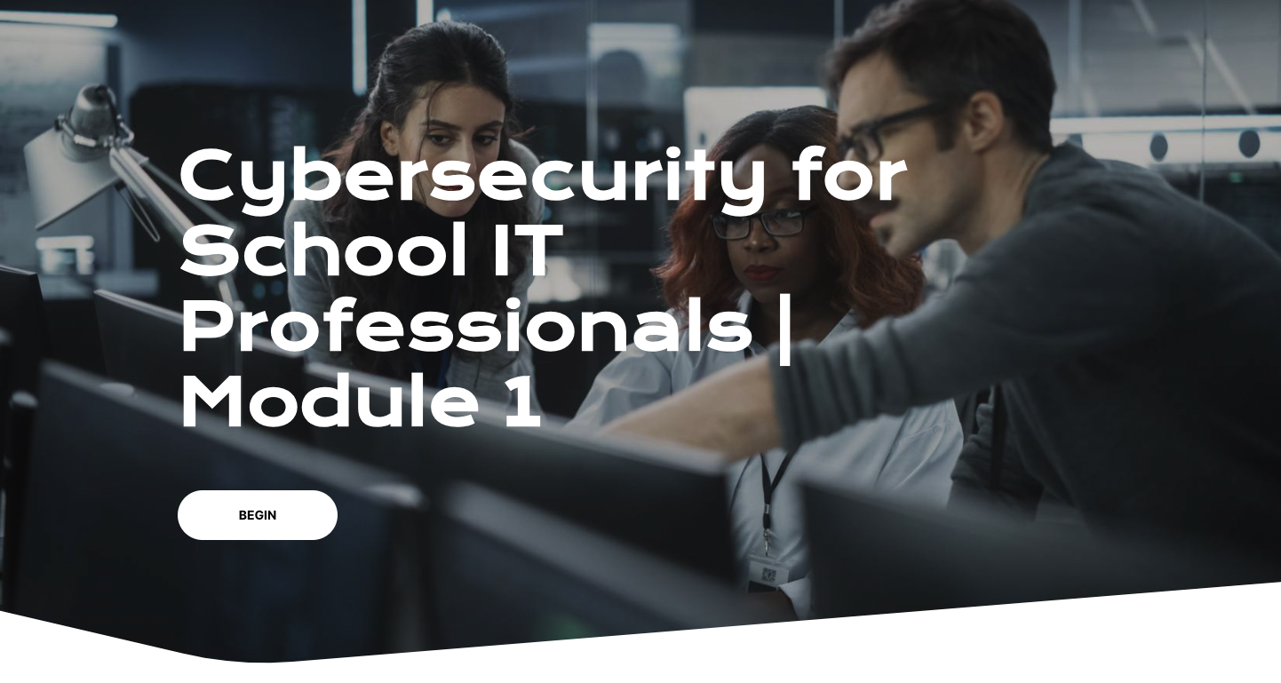 Image of module 1 of the education IT Pros course
