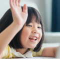 Girl Learning From Home